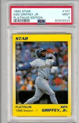 Ken Griffey Jr. #101 Baseball Cards 1990 Star Platinum Edition Prices