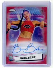Bianca Belair [Red Refractor] Wrestling Cards 2021 Topps Chrome WWE Autographs Prices