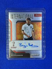 Bryan Robson Soccer Cards 2022 Panini Prizm World Cup International Ink Autograph Prices