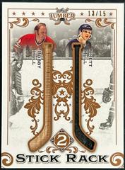 Bobby Hull, Brett Hull [Platinum] #SR2-02 Hockey Cards 2021 Leaf Lumber Stick Rack 2 Prices
