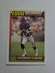 Anthony Carter #17 Football Cards 1991 Topps 1000 Yard Club Prices