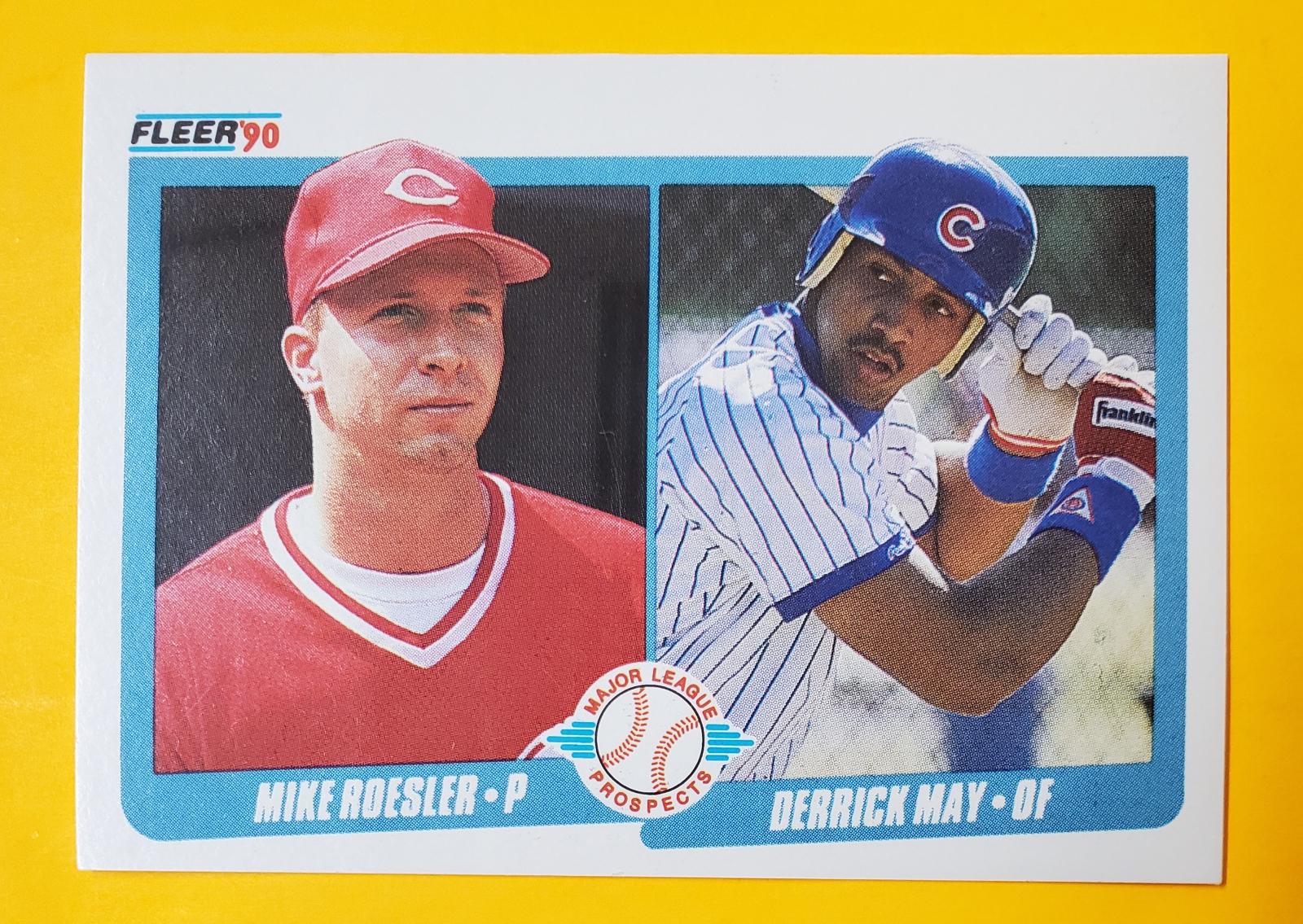 Derrick May, Mike Roesler #645 Prices | 1990 Fleer | Baseball Cards