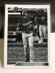 Christian Yelich [Black & White] Baseball Cards 2020 Bowman Heritage Prices