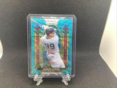 Aaron Judge [Teal Wave Prizm] #SG-5 Baseball Cards 2021 Panini Prizm Stained Glass Prices