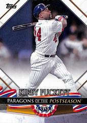 Kirby Puckett #PP-24 Baseball Cards 2022 Topps Update Paragons of the Postseason Prices