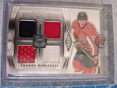 Connor McMichael #F-MC Hockey Cards 2020 Upper Deck The Cup Foundations Quad Jersey Prices