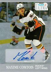 Maxime Comtois [Autograph] #A-30 Hockey Cards 2021 Ultra 30th Anniversary Prices