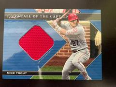Mike Trout [Relic Blue] #36 Baseball Cards 2022 Topps X Derek Jeter Prices