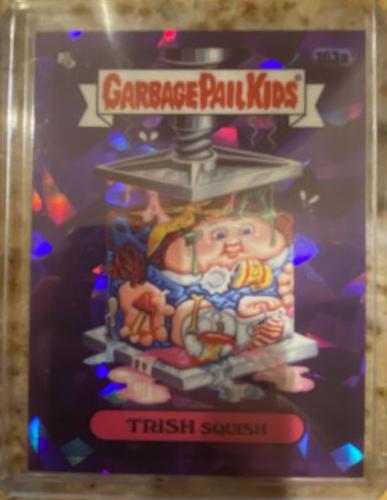 TRISH SQUISH [Purple] #163a Garbage Pail Kids 2021 Sapphire