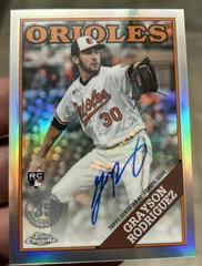Grayson Rodriguez Baseball Cards 2023 Topps Chrome Update 1988 Autographs Prices