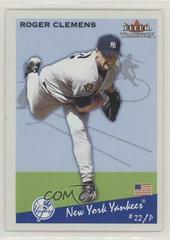 Roger Clemens #68 Baseball Cards 2002 Fleer Tradition Prices