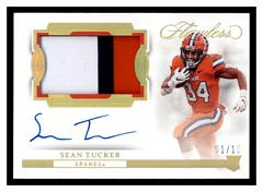 Sean Tucker [Horizontal Patch Autograph Gold] Football Cards 2023 Panini Flawless Collegiate Prices