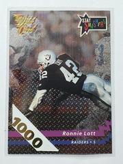 Ronnie Lott [1000 Stripe] Football Cards 1992 Wild Card Prices