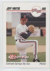Jeff Mutis #40 Baseball Cards 1992 Skybox AAA Prices