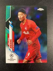 Hee chan Hwang [Green Bubbles Refractor] Soccer Cards 2019 Topps Chrome UEFA Champions League Prices
