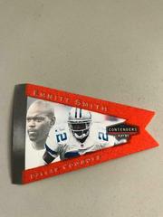Emmitt Smith [Orange] Football Cards 1998 Playoff Contenders Pennants Prices