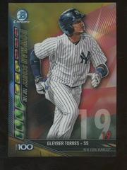 Gleyber Torres [Gold Refractor] #BTP-19 Baseball Cards 2017 Bowman Scouts' Top 100 Prices