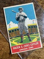 Kiki Cuyler Baseball Cards 1933 DeLong Prices
