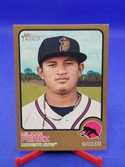Milkar Perez [Gold] #86 Baseball Cards 2022 Topps Heritage Minor League Prices