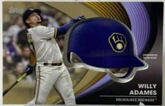 Adolis Garcia [Gold] #BH-AG Baseball Cards 2022 Topps Batting Helmet Relic Prices
