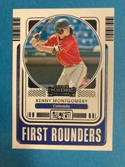 Benny Montgomery Baseball Cards 2021 Panini Contenders First Rounders Prices