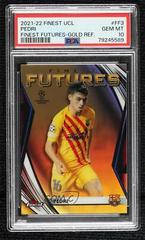 Pedri [Gold] Soccer Cards 2021 Topps Finest UEFA Champions League Futures Prices