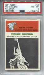 Richie Guerin In Action #52 Basketball Cards 1961 Fleer Prices