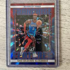 Shai Gilgeous Alexander [Red Blue] #18 Basketball Cards 2023 Panini Donruss Franchise Features Prices
