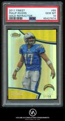 Philip Rivers [Gold Refractor] #65 Football Cards 2011 Topps Finest Prices