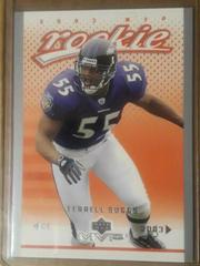 Terrell Suggs [Silver] #417 Football Cards 2003 Upper Deck MVP Prices