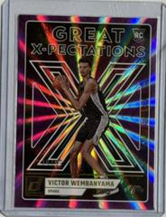Victor Wembanyama [Purple] #10 Basketball Cards 2023 Panini Donruss Great X Pectations Prices