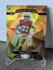 Nick Bosa [Gold] #GT-16 Football Cards 2023 Panini Certified Gold Team Prices