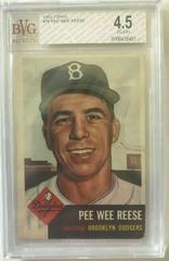 Pee Wee Reese Baseball Cards 1953 Topps Prices