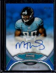 Mike Thomas [Blue Refractor] Football Cards 2011 Bowman Sterling Autograph Prices