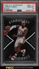 LeBron James [Black] #SQ-17 Basketball Cards 2008 Upper Deck Starquest Prices