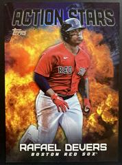 Rafael Devers [Black] #AS-14 Baseball Cards 2023 Topps Update Action Stars Prices