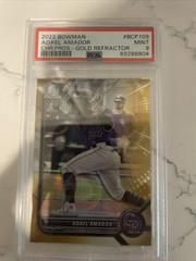 Adael Amador [Gold Refractor Mega Box Mojo] #BCP-109 Baseball Cards 2022 Bowman Chrome Prospects Prices