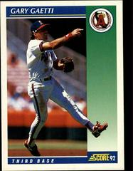 Gary Gaetti #39 Baseball Cards 1992 Score Prices