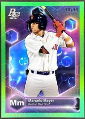 Marcelo Mayer [Green] #PE-9 Baseball Cards 2022 Bowman Platinum Precious Elements Prices