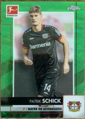 Patrik Schick [Green Wave Refractor] Soccer Cards 2020 Topps Chrome Bundesliga Prices