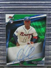Ozzie Albies [Green Wave Refractor] #OA Baseball Cards 2018 Topps Finest Autographs Prices