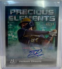 Jackson Chourio [Autograph] Baseball Cards 2023 Bowman Platinum Precious Elements Prices