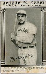 Napoleon Lajoie Baseball Cards 1948 Baseball's Great Hall of Fame Exhibits Prices