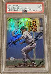 Derek Jeter [Refractor w/ Coating] #15 Baseball Cards 1997 Finest Prices