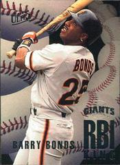 Barry Bonds #4 Baseball Cards 1996 Ultra R.B.I. Kings Prices