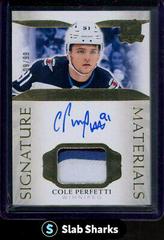 Cole Perfetti Hockey Cards 2021 Upper Deck The Cup Signature Materials Auto Patch Prices