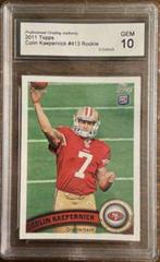Colin Kaepernick [Passing] #413 Football Cards 2011 Topps Prices