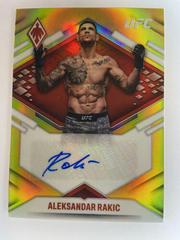Aleksandar Rakic [Gold] #PX-ARK Ufc Cards 2022 Panini Chronicles UFC Phoenix Autographs Prices