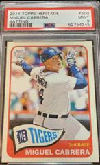 Miguel Cabrera [Batting] #500 Baseball Cards 2014 Topps Heritage Prices