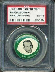 Jim Grabowski Football Cards 1969 Drenks Potato Chip Packers Pins Prices